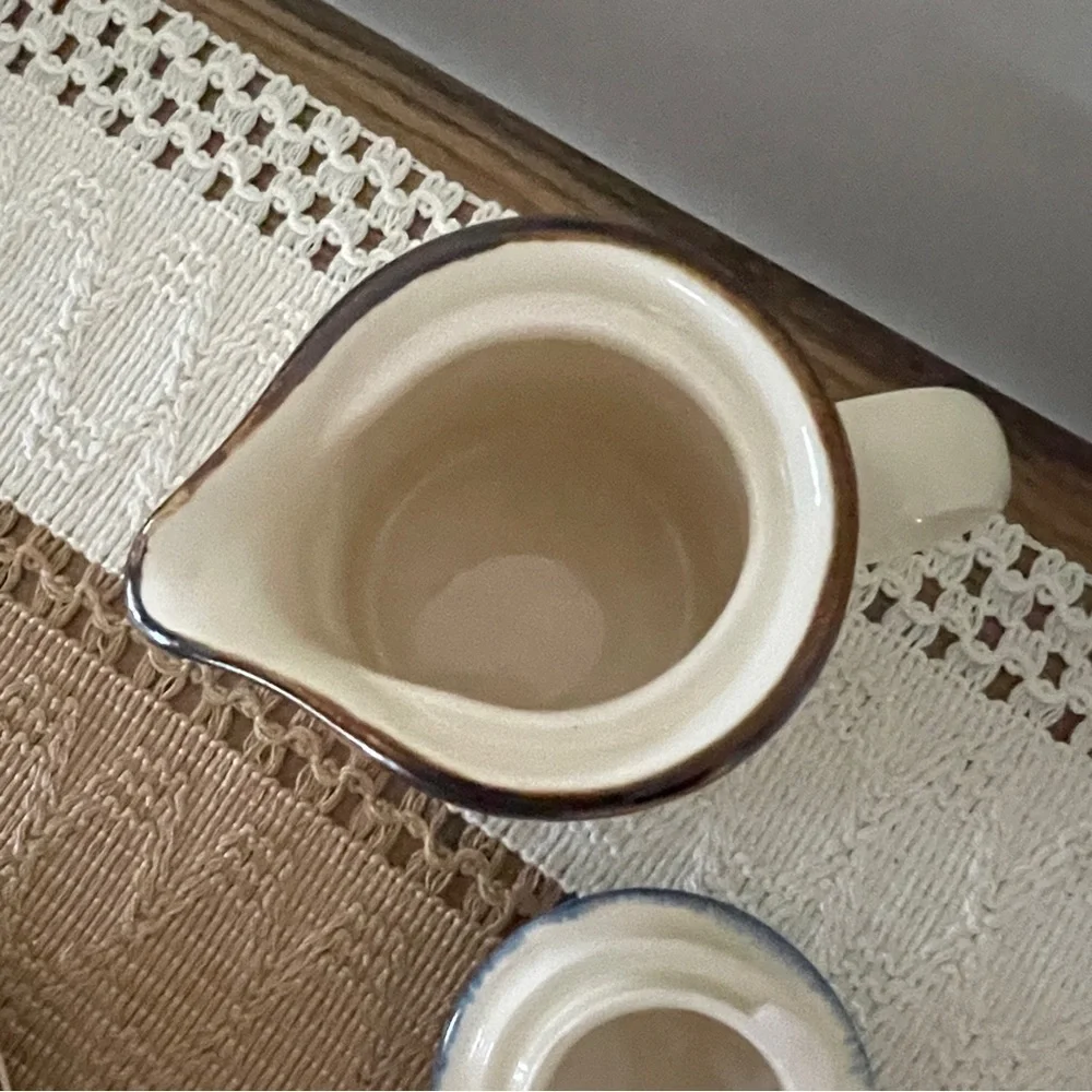 Vintage Ironstone Made In Ireland Kerry Creamer & Two Espresso and Saucer Sets